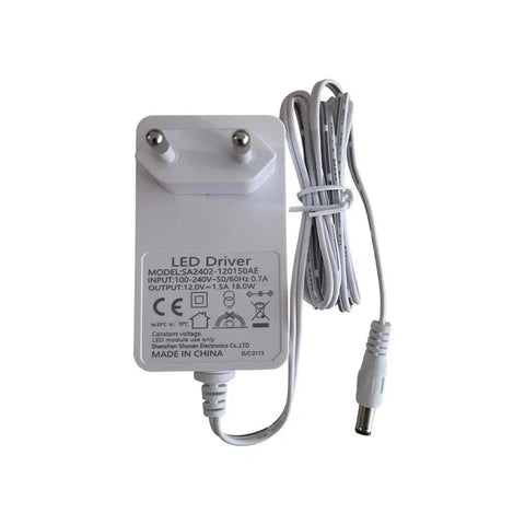 Lideka® - LED Strip Adapter 1.5A - 12V - 18W LED Strip Accessoires Lideka Home   